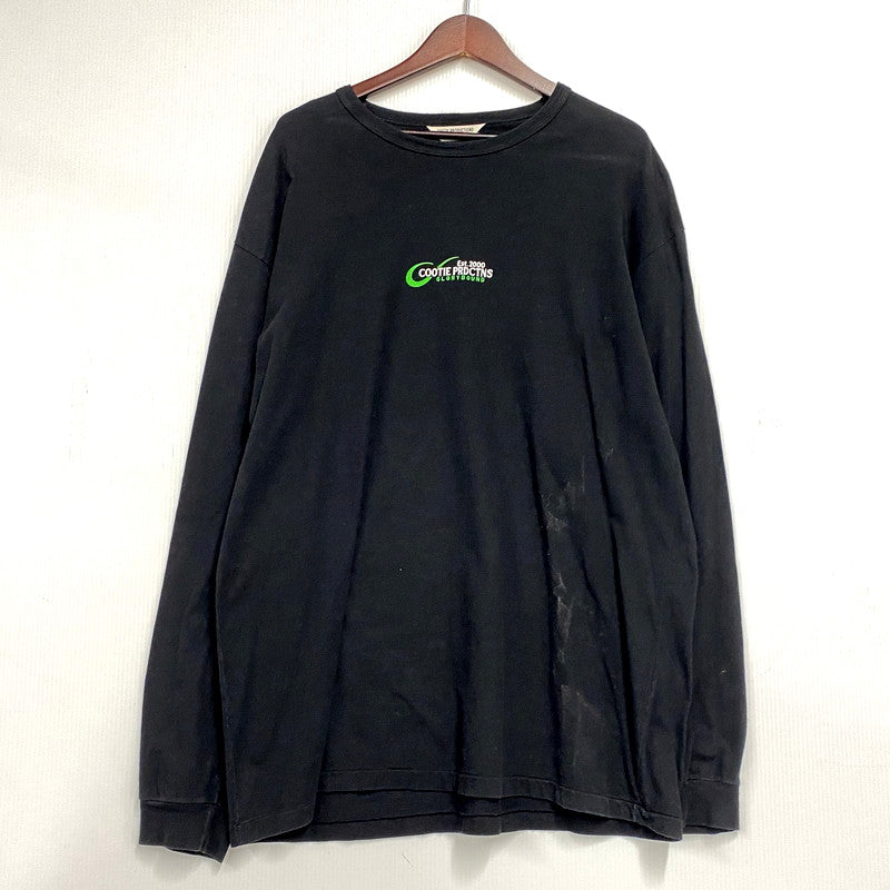 【中古品】【メンズ】 COOTIE クーティー PROUCTIONS プロダクションズ GLORYBOUND LS TEE グローリーバウンド ロングスリーブTシャツ トップス 長袖 142-250209-ma-08-izu サイズ：XL カラー：黒 万代Net店