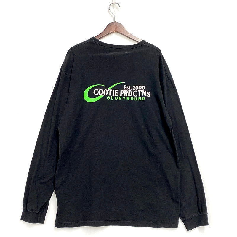 【中古品】【メンズ】 COOTIE クーティー PROUCTIONS プロダクションズ GLORYBOUND LS TEE グローリーバウンド ロングスリーブTシャツ トップス 長袖 142-250209-ma-08-izu サイズ：XL カラー：黒 万代Net店