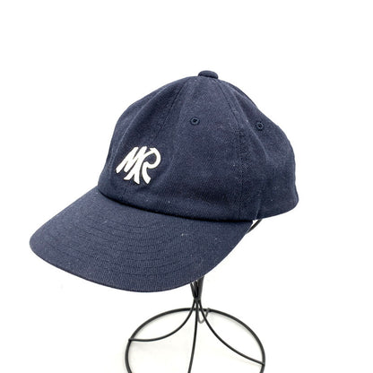 【中古品】【メンズ/レディース】 MR.OLIVE ミスターオリーブ × RACAL ラカル MR WAPPEN B.B CAP M224104 ベースボールキャップ MRロゴ フェルトワッペン コラボ 帽子 服飾雑貨 185-250124-ay-09-izu サイズ：F カラー：ネイビー 万代Net店