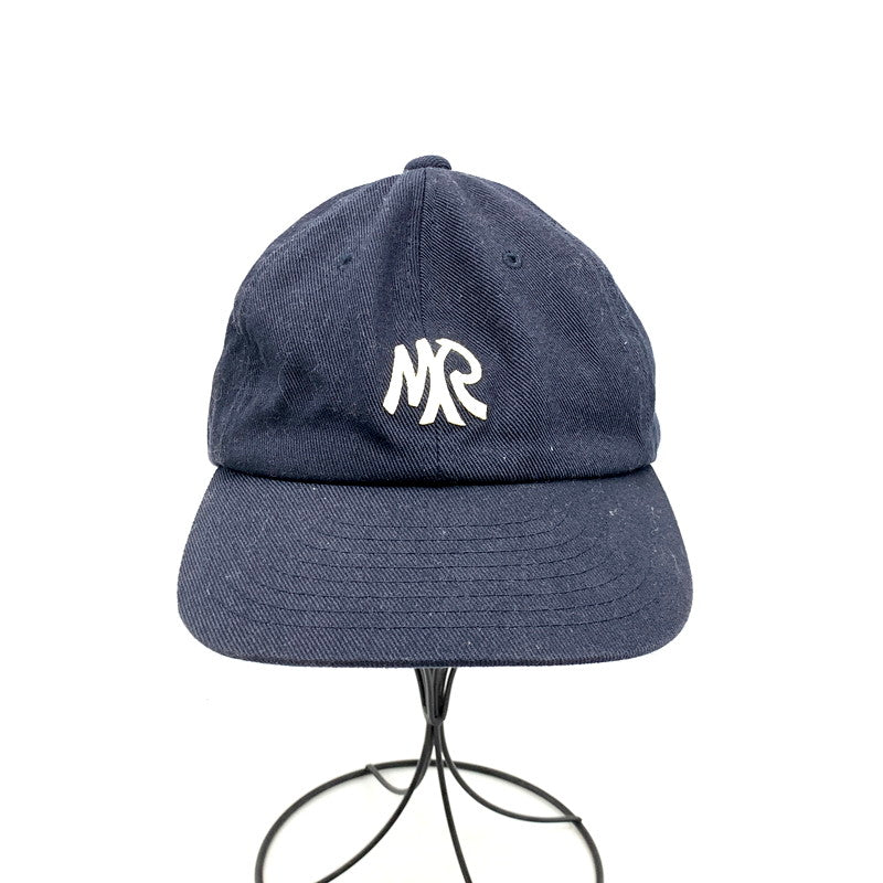 【中古品】【メンズ/レディース】 MR.OLIVE ミスターオリーブ × RACAL ラカル MR WAPPEN B.B CAP M224104 ベースボールキャップ MRロゴ フェルトワッペン コラボ 帽子 服飾雑貨 185-250124-ay-09-izu サイズ：F カラー：ネイビー 万代Net店