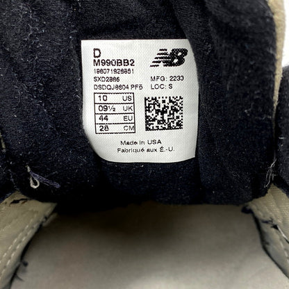 【中古品】【メンズ】 NEW BALANCE ニューバランス 990 V2 M990BB2 スニーカー シューズ 靴 162-250124-ay-16-izu サイズ：28cm カラー：ブラウン 万代Net店