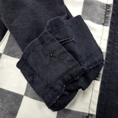 【中古品】【メンズ】 WESTRIDE ウエストライド FLAG CHECK WORK JACKET フラッグ チェック ワークジャケット アウター 145-250128-as-16-izu サイズ：M カラー：ブラック×ホワイト 万代Net店