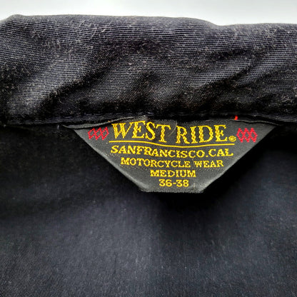 【中古品】【メンズ】 WESTRIDE ウエストライド FLAG CHECK WORK JACKET フラッグ チェック ワークジャケット アウター 145-250128-as-16-izu サイズ：M カラー：ブラック×ホワイト 万代Net店