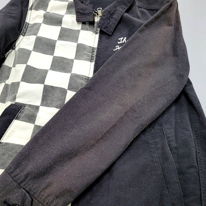 【中古品】【メンズ】 WESTRIDE ウエストライド FLAG CHECK WORK JACKET フラッグ チェック ワークジャケット アウター 145-250128-as-16-izu サイズ：M カラー：ブラック×ホワイト 万代Net店