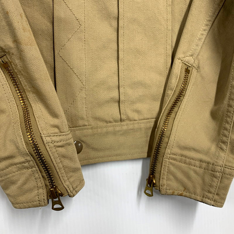 【中古品】【メンズ】  WEST RIDE ウエストライド COTTON WORK JACKET LOT.WR101-J コットンワークジャケット アウター 145-250125-as-28-izu サイズ：36 カラー：ベージュ 万代Net店