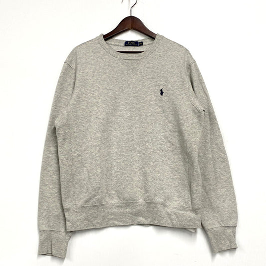 【中古品】【メンズ】 POLO RALPH LAUREN ポロ・ラルフローレン SWEATSHIRT 前Vスウェット トレーナー 長袖 トップス 147-250128-as-36-izu サイズ：M カラー：グレー 万代Net店