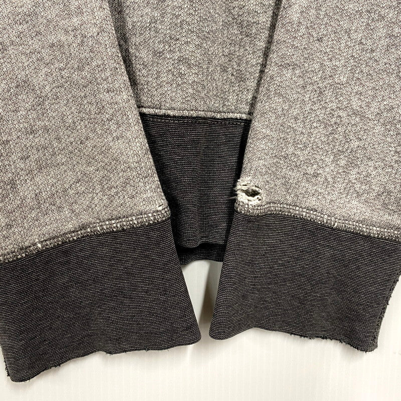 【現状渡し品】【メンズ】 RLX RALPH LAUREN アールエルエックス ラルフローレン SWEATSHIRT 前Vスウェット トレーナー 長袖 トップス 147-250128-as-35-izu サイズ：S カラー：グレー 万代Net店