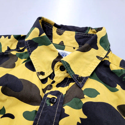 【中古品】【メンズ】 A BATHING APE アベイシングエイプ 1ST CAMO RELAXED SHIRT 001SHH301009X 1ST カモ リラックス シャツ 半袖 トップス 142-250127-as-07-izu サイズ：L カラー：マルチ 万代Net店