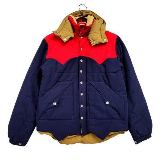 【中古品】【メンズ】 SUGAR CANE シュガーケーン COTTON NYLON PADDING JACKET SC13092 コットン ナイロン パディングジャケット アウター 145-250127-as-02-izu サイズ：M カラー：ネイビー 万代Net店