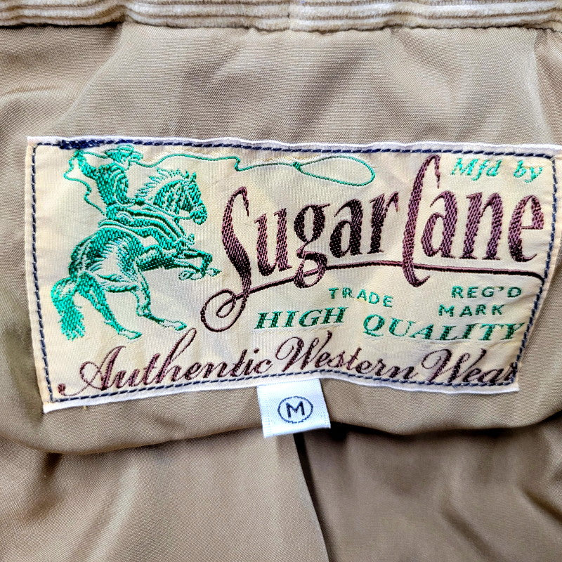 【中古品】【メンズ】 SUGAR CANE シュガーケーン COTTON NYLON PADDING JACKET SC13092 コットン ナイロン パディングジャケット アウター 145-250127-as-02-izu サイズ：M カラー：ネイビー 万代Net店