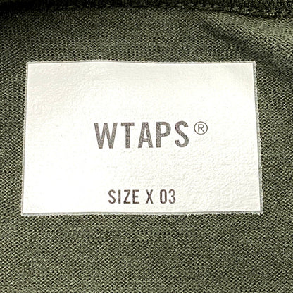 【中古品】【メンズ】 WTAPS ダブルタップス 22AW WTUBE LS COTTON 22ATDT-CSM11 ロングスリーブ Tシャツ 長袖 トップス 142-250208-as-03-izu サイズ：03 カラー：グリーン 万代Net店