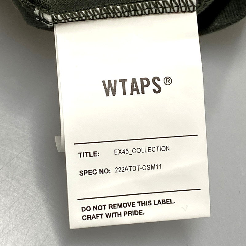 【中古品】【メンズ】 WTAPS ダブルタップス 22AW WTUBE LS COTTON 22ATDT-CSM11 ロングスリーブ Tシャツ 長袖 トップス 142-250208-as-03-izu サイズ：03 カラー：グリーン 万代Net店