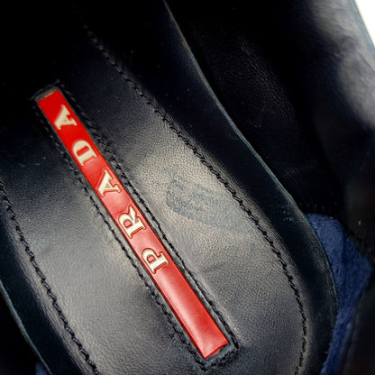 【中古品】【メンズ/レディース】 PRADA SPORTS プラダスポーツ 00S CENTERLINE LOGO SNEAKERS 2718 センター ライン ロゴ スニーカー シューズ 靴 183-250127-as-27-izu サイズ：6 カラー：ネイビー 万代Net店