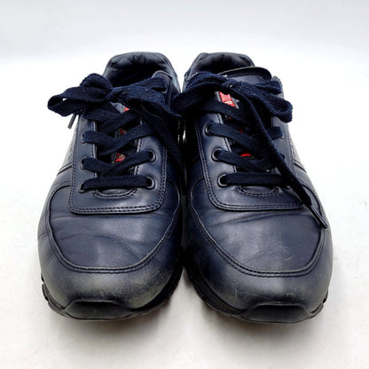 【中古品】【メンズ/レディース】 PRADA SPORTS プラダスポーツ 00S CENTERLINE LOGO SNEAKERS 2718 センター ライン ロゴ スニーカー シューズ 靴 183-250127-as-27-izu サイズ：6 カラー：ネイビー 万代Net店