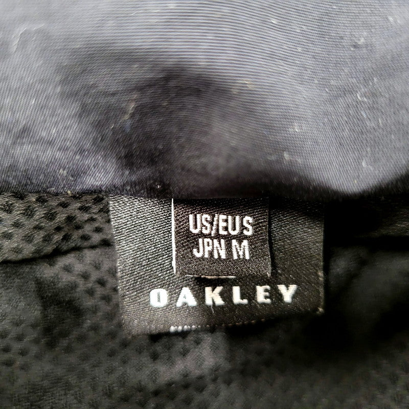 【中古品】【メンズ】 OAKLEY オークリー ENHANCE BOA JACKET FOA402883 ボアジャケット フリースジャケット ロゴ 刺繍 アウター 148-250129-ay-04-izu サイズ：M カラー：ブラック 万代Net店