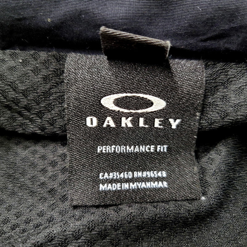 【中古品】【メンズ】 OAKLEY オークリー ENHANCE BOA JACKET FOA402883 ボアジャケット フリースジャケット ロゴ 刺繍 アウター 148-250129-ay-04-izu サイズ：M カラー：ブラック 万代Net店