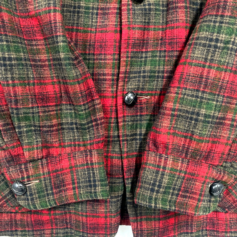 【中古品】【メンズ】 PENDLETON ペンドルトン 50S CHECK WOOL JACKET チェック ウール ジャケット アウター 146-250128-as-28-izu サイズ：M カラー：マルチカラー 万代Net店