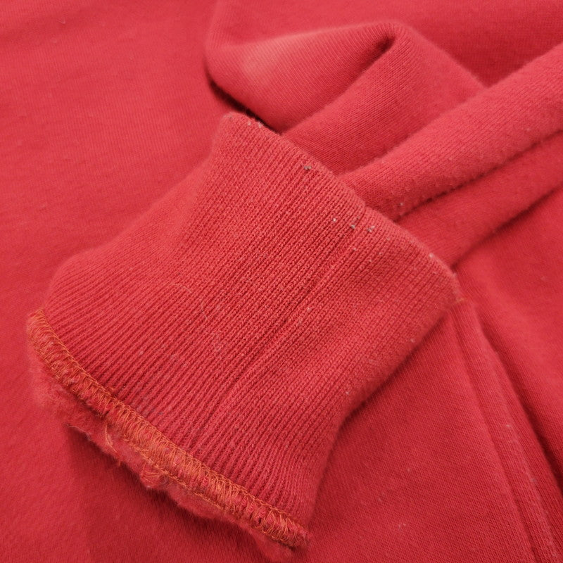 【現状渡し品】【メンズ】 Supreme シュプリーム CONTRAST PLACKET HOODED SWEATSHIRT コントラスト プラケット フーデッド スウェットシャツ パーカー 長袖 トップス 149-250711-as-14-izu サイズ：S カラー：レッド 万代Net店