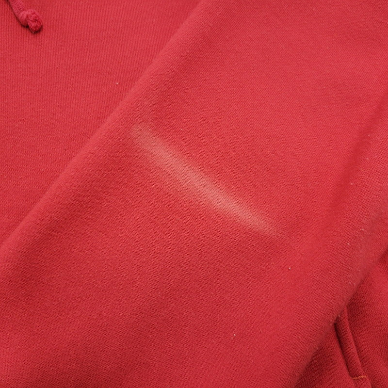 【現状渡し品】【メンズ】 Supreme シュプリーム CONTRAST PLACKET HOODED SWEATSHIRT コントラスト プラケット フーデッド スウェットシャツ パーカー 長袖 トップス 149-250711-as-14-izu サイズ：S カラー：レッド 万代Net店
