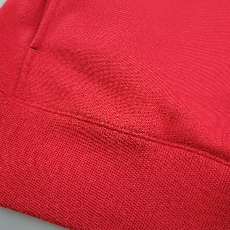 【現状渡し品】【メンズ】 Supreme シュプリーム CONTRAST PLACKET HOODED SWEATSHIRT コントラスト プラケット フーデッド スウェットシャツ パーカー 長袖 トップス 149-250711-as-14-izu サイズ：S カラー：レッド 万代Net店
