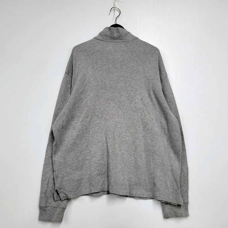 【中古品】【メンズ】 POLO RALPH LAUREN ポロ・ラルフローレン HALF ZIP SWEAT PULLOVER 4700241669 ハーフジップ スウェットプルオーバー ロゴ 刺繍 トップス 147-250129-ay-07-izu サイズ：XL カラー：グレー 万代Net店