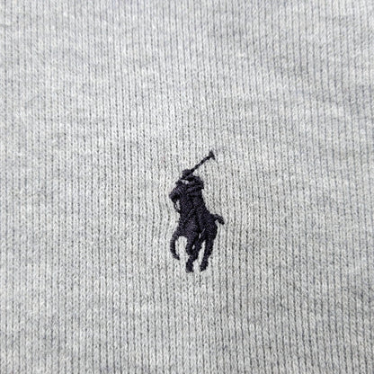 【中古品】【メンズ】 POLO RALPH LAUREN ポロ・ラルフローレン HALF ZIP SWEAT PULLOVER 4700241669 ハーフジップ スウェットプルオーバー ロゴ 刺繍 トップス 147-250129-ay-07-izu サイズ：XL カラー：グレー 万代Net店