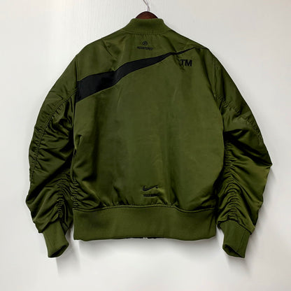 【中古品】【メンズ】 NIKE ナイキ AS M NSW SYNFL SWOOSH BOMBER JACKET DD6056-326 スウッシュ ボンバー ジャケット アウター 148-250128-as-23-izu サイズ：M カラー：グリーン/ブラック 万代Net店