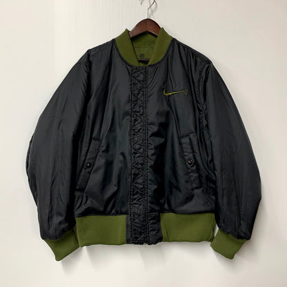 【中古品】【メンズ】 NIKE ナイキ AS M NSW SYNFL SWOOSH BOMBER JACKET DD6056-326 スウッシュ ボンバー ジャケット アウター 148-250128-as-23-izu サイズ：M カラー：グリーン/ブラック 万代Net店