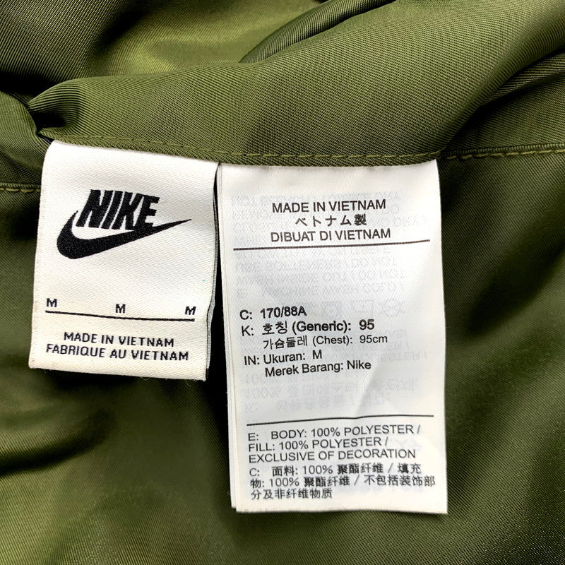 【中古品】【メンズ】 NIKE ナイキ AS M NSW SYNFL SWOOSH BOMBER JACKET DD6056-326 スウッシュ ボンバー ジャケット アウター 148-250128-as-23-izu サイズ：M カラー：グリーン/ブラック 万代Net店