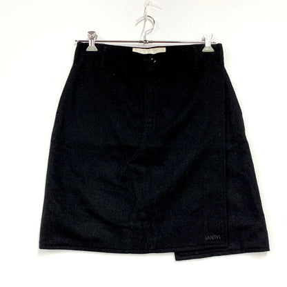 【中古品】【レディース】  COMME DES GARCONS×GANRYU コムデギャルソン×ガンリュウ EN-S004 AD2013 WOOL SKIRT ウールスカート ボトムス 171-250203-ma-29-izu サイズ：S カラー：黒 万代Net店