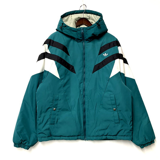 【中古品】【メンズ】 adidas アディダス JJ4970 VINTAGE PAD JACKET ヴィンテージパッドジャケット アウター 長袖 148-250206-ma-06-izu サイズ：S カラー：グリーン 万代Net店