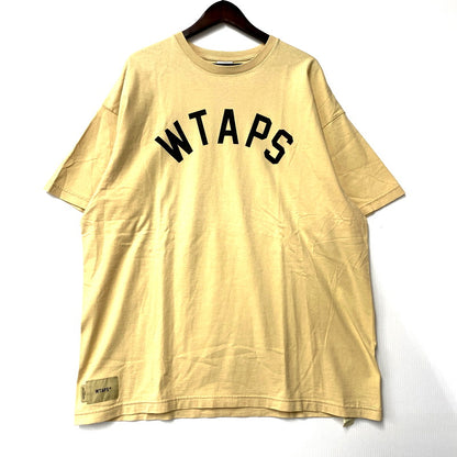 【中古品】【メンズ】 WTAPS ダブルタップス 22SS LOCKER SS COTTON ロッカー ショートスリーブ コットン 半袖 Tシャツ トップス 142-250206-as-32-izu サイズ：04 カラー：ベージュ系 万代Net店