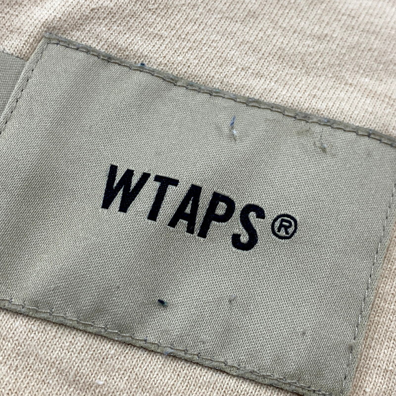 【中古品】【メンズ】 WTAPS ダブルタップス 22SS LOCKER SS COTTON ロッカー ショートスリーブ コットン 半袖 Tシャツ トップス 142-250206-as-32-izu サイズ：04 カラー：ベージュ系 万代Net店