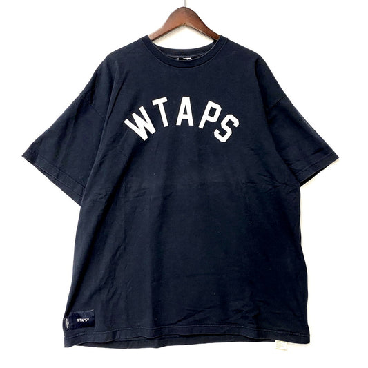 【中古品】【メンズ】 WTAPS ダブルタップス 22SS LOCKER SS COTTON ロッカー ショートスリーブ コットン 半袖 Tシャツ トップス 142-250206-as-33-izu サイズ：04 カラー：ネイビー 万代Net店