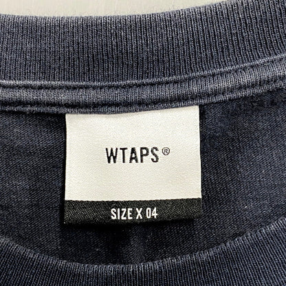 【中古品】【メンズ】 WTAPS ダブルタップス 22SS LOCKER SS COTTON ロッカー ショートスリーブ コットン 半袖 Tシャツ トップス 142-250206-as-33-izu サイズ：04 カラー：ネイビー 万代Net店