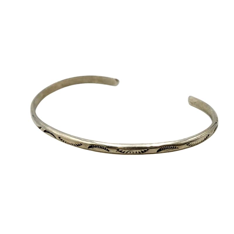 【中古品】【メンズ/レディース】  NAVAJO ナバホ STERLING SILVER BANGLE スターリングシルバー バングル LMC刻印 LDA MCCRAY作 アクセサリー 191-250129-as-03-izu カラー：シルバー 万代Net店