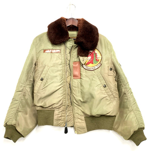 【現状渡し品】【メンズ】 Buzz Rickson's バズリクソンズ M13649 M13650 US AIR FORCE B-15B FLIGHT JACKET アメリカ空軍 B-15B フライトジャケット アウター 長袖 145-250129-ma-19-izu サイズ：38 カラー：カーキ 万代Net店