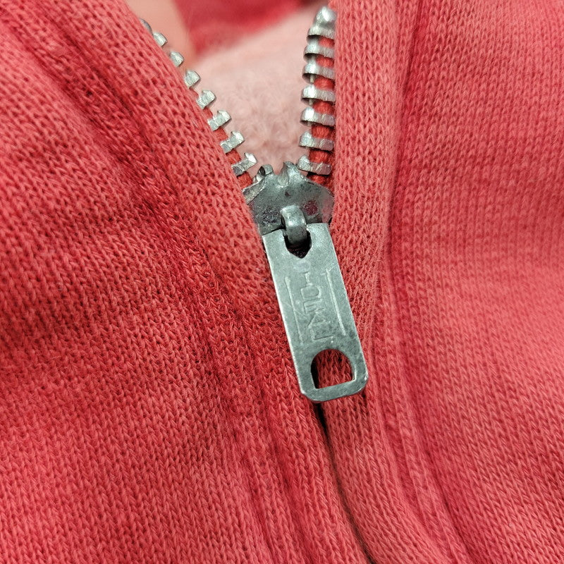 【現状渡し品】【メンズ】 MAYO SPRUCE メイヨースプルース IDEAL ZIP 60S THERMAL LINER ZIP-UP DOUBLE FACE HOODED SWEATSHIRT サーマルライナー ジップアップ ダブルフェイス フーデッド スウェット パーカー 146-250129-as-06-izu サイズ：L カラー：レッド 万代Net店