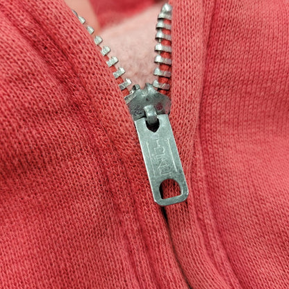 【現状渡し品】【メンズ】 MAYO SPRUCE メイヨースプルース IDEAL ZIP 60S THERMAL LINER ZIP-UP DOUBLE FACE HOODED SWEATSHIRT サーマルライナー ジップアップ ダブルフェイス フーデッド スウェット パーカー 146-250129-as-06-izu サイズ：L カラー：レッド 万代Net店