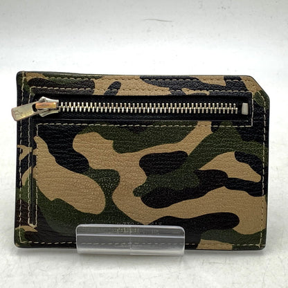 【中古品】【メンズ/レディース】 L'arcobaleno ラルコバレーノ CARD&COIN CASE CAMO カードケース コインケース カモ柄 小物 208-250205-as-26-izu カラー：マルチカラー 万代Net店