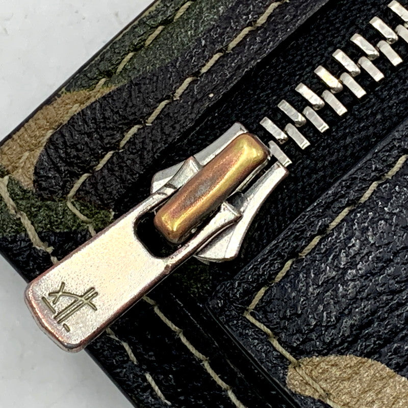 【中古品】【メンズ/レディース】 L'arcobaleno ラルコバレーノ CARD&COIN CASE CAMO カードケース コインケース カモ柄 小物 208-250205-as-26-izu カラー：マルチカラー 万代Net店