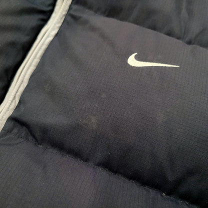 【現状渡し品】【メンズ】 NIKE ナイキ 00S DOWN JACKET ダウンジャケット アウター 146-250206-as-34-izu サイズ：S カラー：ブラック 万代Net店