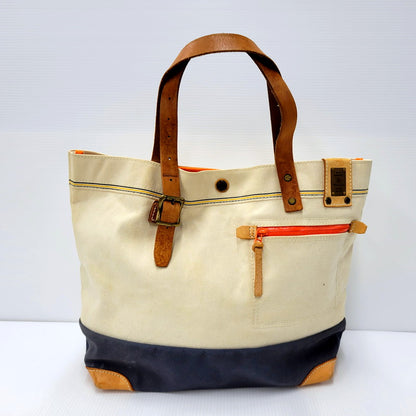 【現状渡し品】【メンズ/レディース】 MASTERPIECE マスターピース CANVAS&LEATHER TOTE BAG キャンバス レザー トートバッグ カバン 鞄 188-250205-as-38-izu カラー：マルチカラー 万代Net店