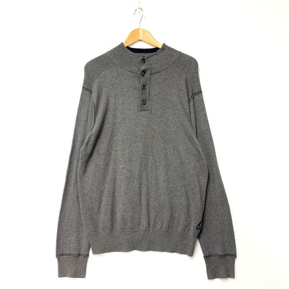 【中古品】【メンズ】 NAUTICA JEANS COMPANY ノーティカ ジーンズ カンパニー PULLOVER KNIT SWEATER プルオーバー ニット スウェット トップス 146-250722-rk-13-izu サイズ：L カラー：グレー 万代Net店