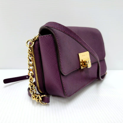 【現状渡し品】【レディース】 Michael Kors マイケルコース 2WAY CHAIN SHOULDER BAG 35H7GT4C6L チェーン ショルダーバッグ カバン 鞄 188-250205-as-45-izu カラー：パープル 万代Net店