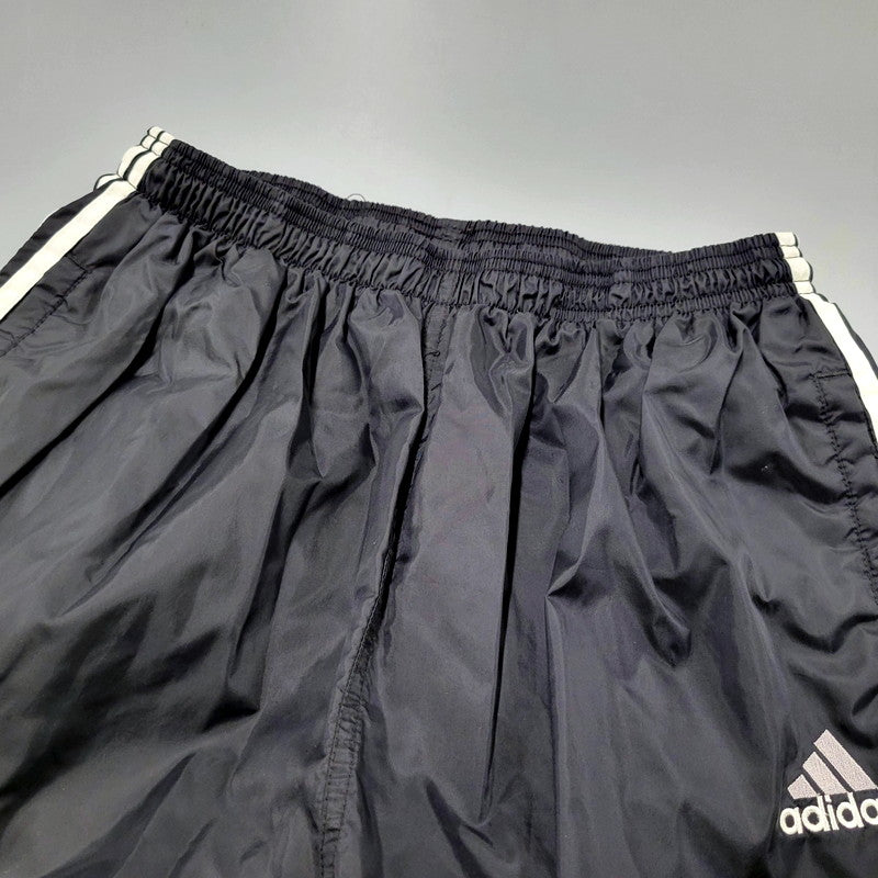 【中古品】【メンズ】 adidas アディダス 90S NYLON TRACK PANTS ナイロン トラックパンツ パフォーマンスロゴタグ ボトムス 157-250206-as-42-izu サイズ：L カラー：ブラック 万代Net店