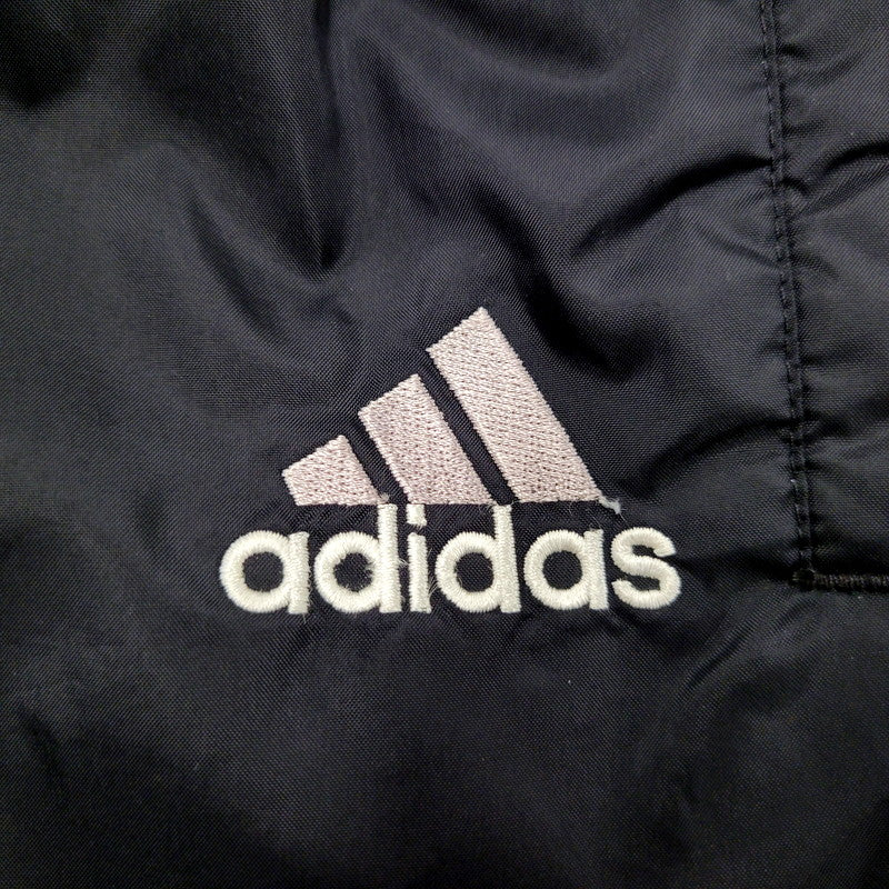 【中古品】【メンズ】 adidas アディダス 90S NYLON TRACK PANTS ナイロン トラックパンツ パフォーマンスロゴタグ ボトムス 157-250206-as-42-izu サイズ：L カラー：ブラック 万代Net店