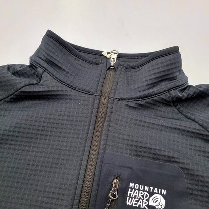 【中古品】【メンズ】  MOUNTAIN HARD WEAR マウンテンハードウェア POLARTEC POWER GRID HALF ZIP JACKET OM0794-010 ポーラテック パワー グリッド ハーフジップ ジャケット 144-250206-as-37-izu サイズ：XL カラー：ブラック 万代Net店