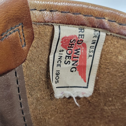 【現状渡し品】【メンズ】 RED WING レッドウィング 70S PECOS BOOTS ペコスブーツ USA製 プリント羽タグ シューズ 靴 164-250201-as-03-izu カラー：ブラウン 万代Net店