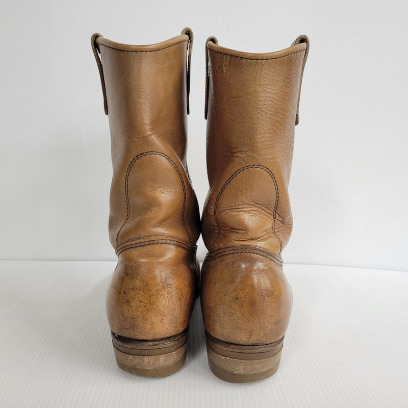 【現状渡し品】【メンズ】 RED WING レッドウィング 70S PECOS BOOTS ペコスブーツ USA製 プリント羽タグ シューズ 靴 164-250201-as-03-izu カラー：ブラウン 万代Net店